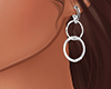 Silver Round Earrings