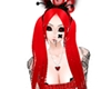 Red Miku hairstyle