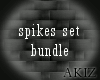 ]Akiz[ Spikes Set Bundle