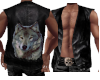 Alpha wolf leather vest