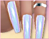 Iridescent Pearl Nails