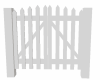 SK** white picket gate