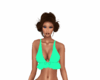 Green Ruffle Tank