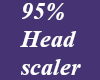 *M* 95% Head scaler