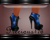 ~P~Royal Blue Ankle Boot