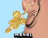 flora Gold earrings