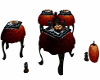 Pumpkin Chat Chairs