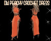 DW PEACHY CROCHET DRESS