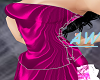 Luna Pink Satin Gown