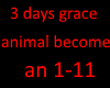 3 days grace animal i be