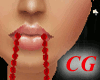 (CG) Mouth Pearls Red