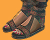Jean Boho Cloth Sandals