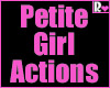 Petite Girl Actions Pack