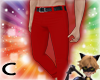 (C) Red Salsa H Pants