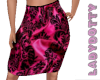 Pink silk skirt
