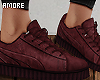 $ Burgundy Sneakers