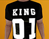 King 01 Shirt Black (M)