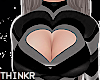! Cut Out Top Black
