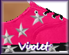 ( V) pink cheer shoe