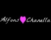 Alfons ♥ Chanella Sign