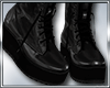 B* Black Combat Boots
