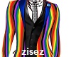 !pride stripe blazersuit