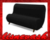 (L) Black Euro Couch