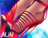 ♛Cords Heels Red👠
