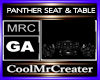 PANTHER SEAT & TABLE