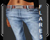 JEANS BELTED FLARES NEW