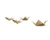 origami golden birds