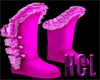Pink Fuzzy Boots 