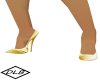 White Gold Heels