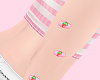 strawberry arm bandaids