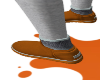 2 orange ugg