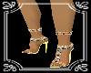 golden diamond heels
