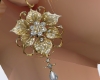 Gold Pearl Earrings