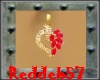 Ruby Heart Belly Ring