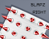 !!S Ankle Spike Red L R