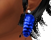 LT Earring Blue Feather