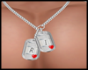 R+I necklace Male silver
