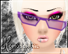 $|h| PurpleWonky Glasses