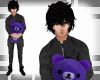 Teddy Bear Custom Purple