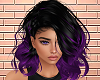 Black +Purple hair