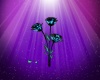 Blue animated roses