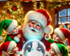Santa elf background