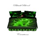 Green Wolf Cuddle Bed