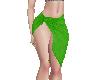 A~ Green  Split Skirt