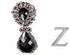 Z- Black Earrings