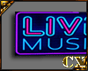 Live Music sign in